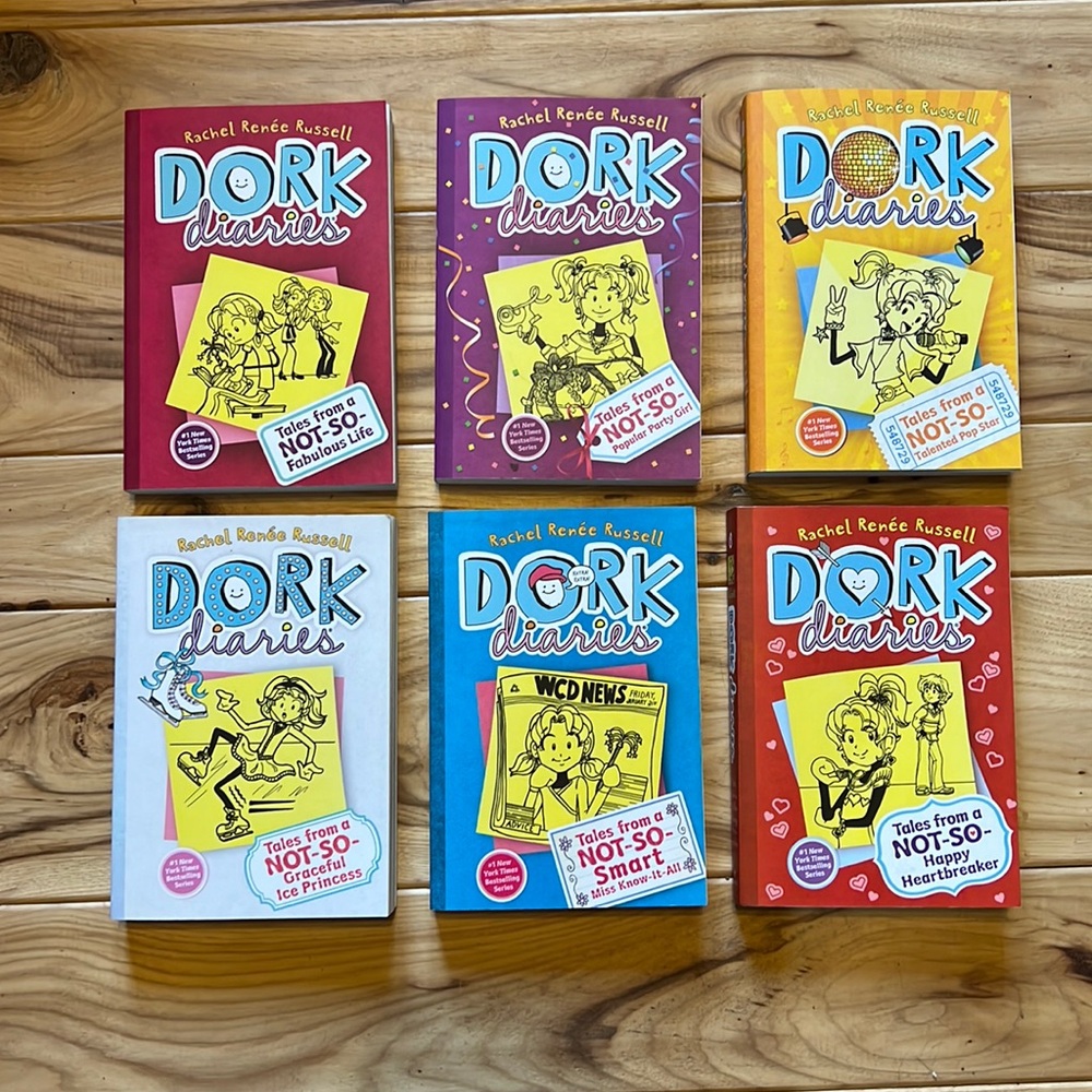 Dork Diaries  Kids Books 1-6.  Author Rachel Ren’ee Russell.